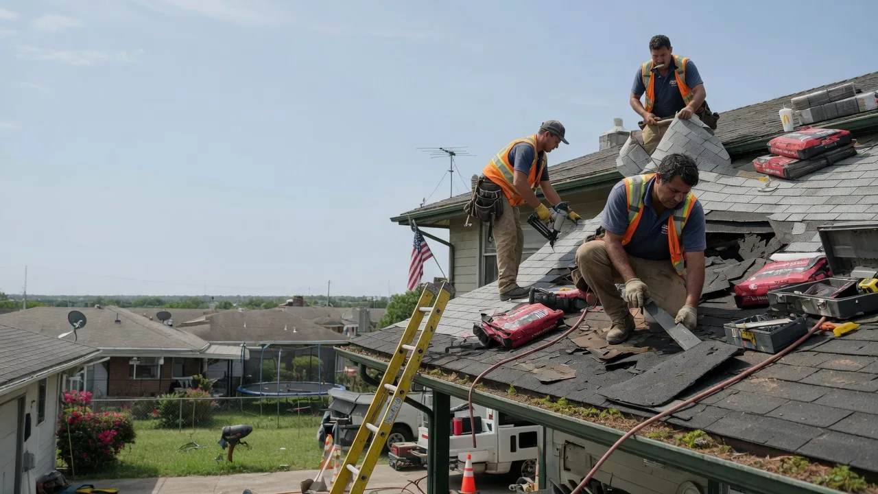 Roof Repair in Mcfaddin, TX near me